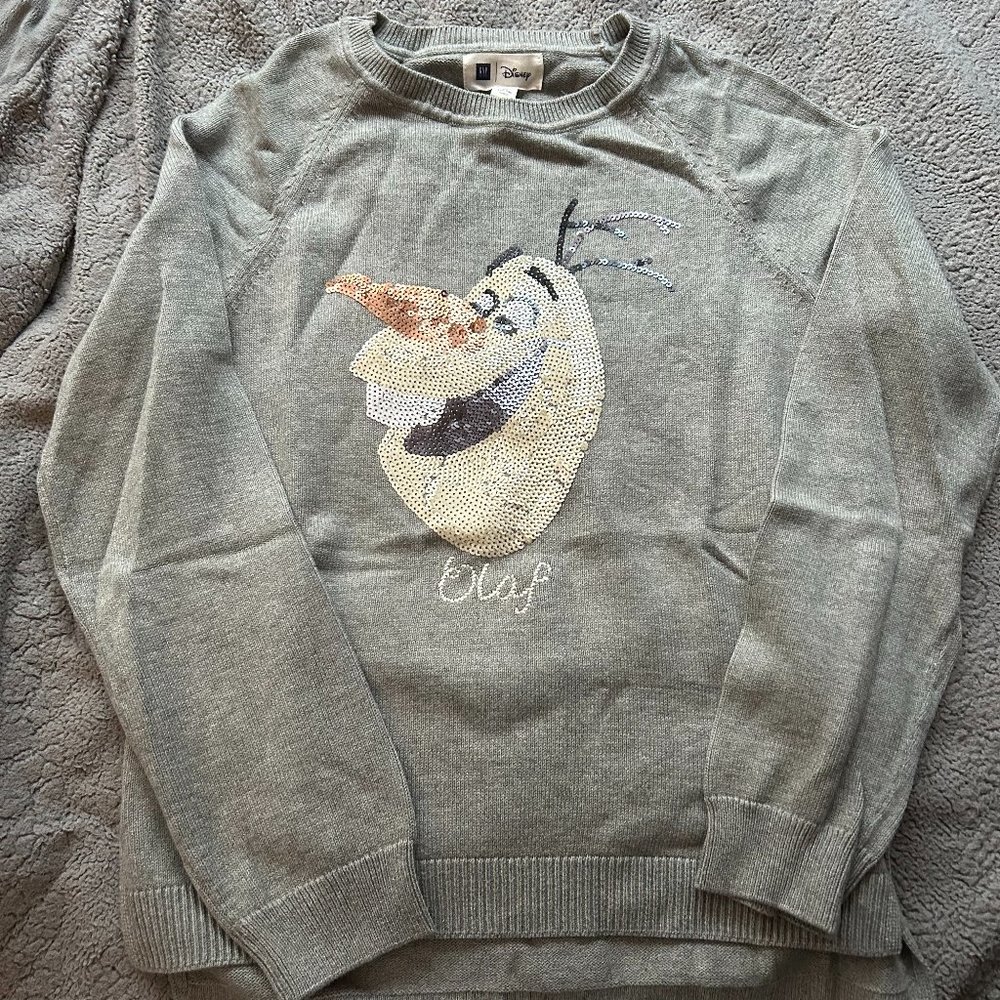 NWT Gap Kids Olaf Sweater Size XXL 14-16
